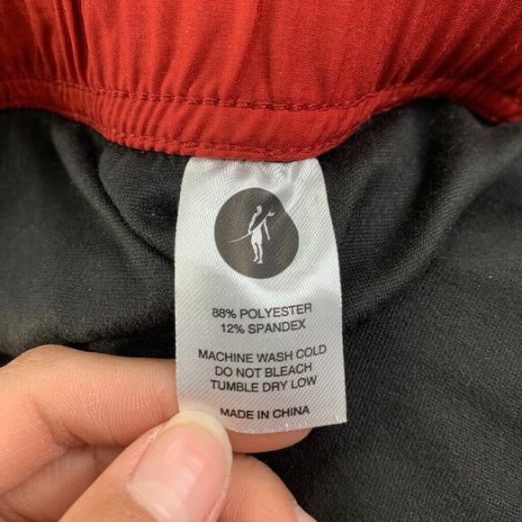 Toes on the Nose Shorts Mens M Medium Cardinal Red Beach Volley Inner Lined - Picture 7 of 11